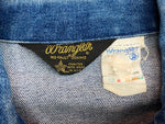 ラングラー Wrangler 70's 70年代 Vintage ヴィンテージ デニム Gジャン トラッカージャケット 4ポケット 青  サイズ 38 ジャケット 無地 ブルー 104MT-1262