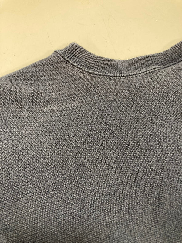 チャンピオン Champion 90s～00s 刺繍タグ ヴィンテージ Vintage リバースウィーブ REVERSE WEAVE 古着 アメカジ ヒビ割れプリント フットボール XL スウェット ネイビー LLサイズ 101MT-2919