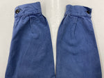ヴィンテージ vintage 60s~ 60年代 ユーロワーク フレンチ カバーオール ワークジャケット コットンツイル フェード 青 ジャケット 無地 ブルー 104MT-1329