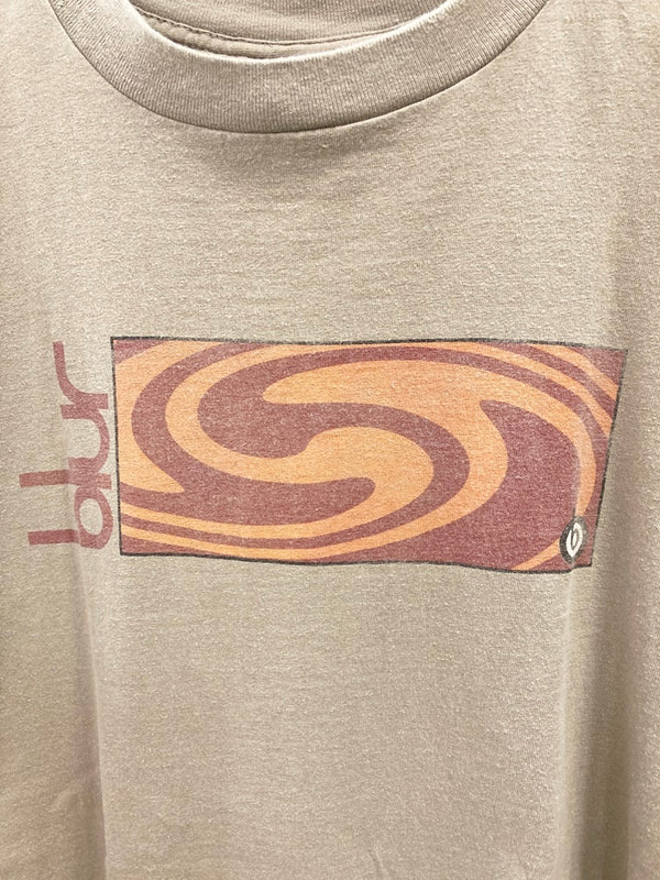 バンドTシャツ BAND-T ヴィンテージ Vintage Blur ブラー カーキ系 半袖  XL Tシャツ プリント カーキ LLサイズ 101MT-2588