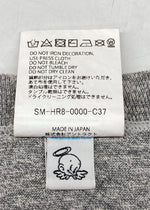セントマイケル SAINT MICHAEL 25SS × BerBerJin ベルベルジン BJ_SS YOUNG TEE ヤング Tシャツ 霜降りグレー 半袖 カットソー 灰 SM-HR8-0000-C37 Tシャツ ロゴ グレー Mサイズ 104MT-1300