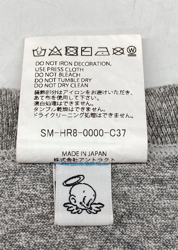 セントマイケル SAINT MICHAEL 25SS × BerBerJin ベルベルジン BJ_SS YOUNG TEE ヤング Tシャツ 霜降りグレー 半袖 カットソー 灰 SM-HR8-0000-C37 Tシャツ ロゴ グレー Mサイズ 104MT-1300