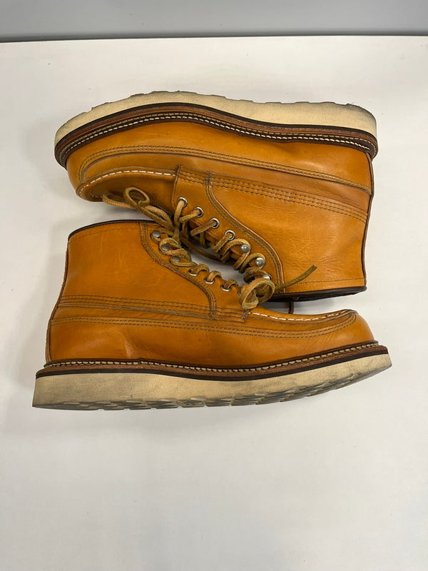 レッドウィング RED WING カヌーモック アイリッシュセッター レースアップ ブーツ ゴールドラセット 9850 メンズ靴 ブーツ ワーク ベージュ 7 1/2 E 101sh-2070