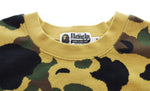 アベイシングエイプ A BATHING APE  1st カモ ジャカード カレッジ リラックスフィット クルーネックスウェット 001SWL301307M スウェット マルチカラー Mサイズ 103MT-2983