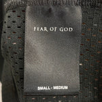 フィアオブゴッド FEAR OF GOD メッシュ  5C17M 半袖カットソー ブラック Sサイズ 201MT-3981