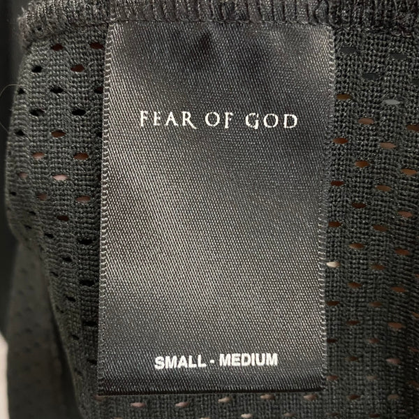 フィアオブゴッド FEAR OF GOD メッシュ  5C17M 半袖カットソー ブラック Sサイズ 201MT-3981