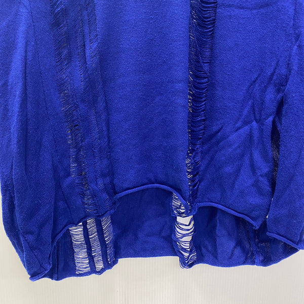 ワイズ Y's クラッシュニット YG-K05-081 セーター ブルー 2サイズ 201LT-312