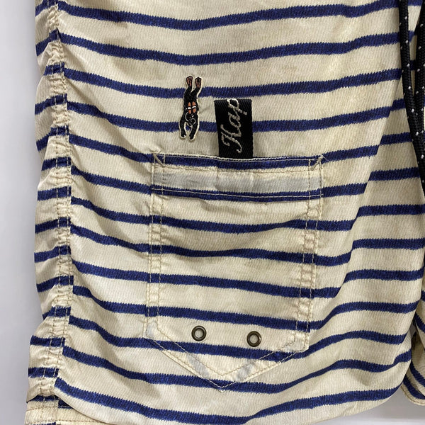 【曜日割引対象外】 キャピタル KAPITAL 10SS ビーチショートパンツ ナイロン ハーフパンツ ホワイト 2サイズ 201MB-1057 VB