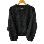 アトリエヌメロサンク Atelier N5 Loungedress ノーカラーフェザーブルゾン ノーカラージャケット LDZ10A2107A0006 ジャケット ブラック フリーサイズ 201LT-439