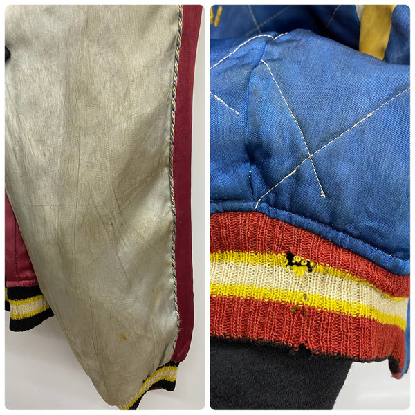 【曜日割引対象外】 ヴィンテージ vintage 50's JAPAN SOUVENIR JACKET スカジャン CHERRY ZIPPER ジャケット レッド 201MT-3775 VB