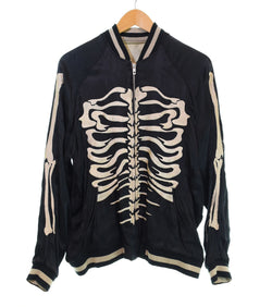 バックストリートクローラー BACK STREET CRAWLER スカル リバーシブル スカジャン SKULL Souvenir Jacket Reversible 骨  52133301 ジャケット ブラック Lサイズ 103MT-2572