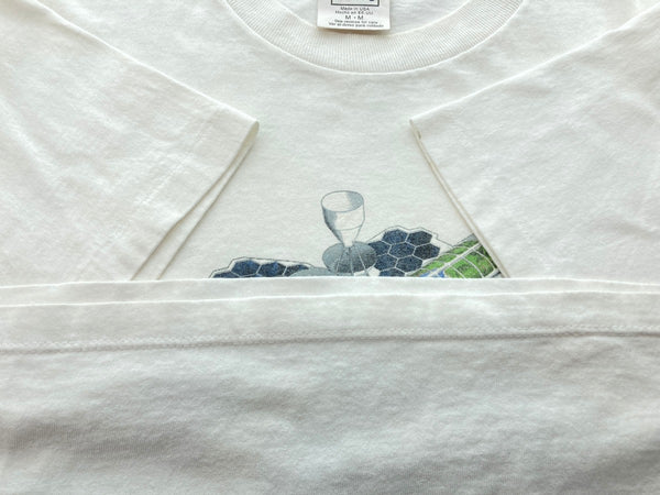 ヴィンテージ VINTAGE ITEM 90's BEASTIE BOYS ビースティ・ボーイズ WILD OATS 袖シングル 裾ダブルステッチ ©1998 白 Tシャツ プリント ホワイト Mサイズ 104MT-167