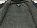 パタゴニア Patagonia 12AW ISTHMUS PARKA イスマス パーカ 裏ボア ダブルジップ フーディ アウトドア アウター 黒 27020FA12 ジャケット ロゴ ブラック Sサイズ 104MT-2156