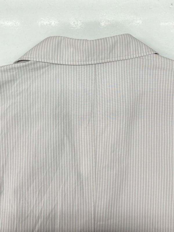 ヨーク YOKE 22SS STRIPE DOUBLE BRESTED SHIRT JACKET ストライプ ダブル ブレスト シャツ ジャケット テーラード 灰 YK22SS0331J サイズ 3 ジャケット ストライプ グレー 104MT-1128