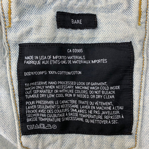 アレキサンダーワン Alexander Wang クロップドデニムジャケット ジャケット ブルー SSサイズ 201LT-467