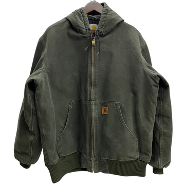 【曜日割引対象外】 カーハート Carhartt アクティブジャケットアクティブパーカー MOS メキシコ製 ジャケット グリーン Lサイズ 201MT-4708 VB