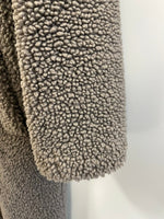 ザラ ZARA テディベアコート テディコート ボア ジャケット  ジャケット グレー USA S 101LT-198