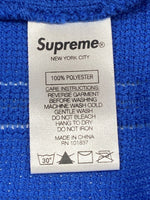 シュプリーム SUPREME 21SS Mesh Stripe Football Jersey メッシュ ストライプ フットサル ジャージ 青 Tシャツ ロゴ ブルー Mサイズ 104MT-1706