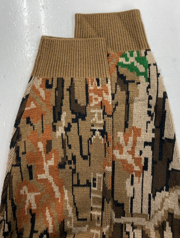 シュプリーム SUPREME 22AW Trebark Camo Sweater ツリーバーク カモ セーター カモフラ クルーネック ニット 茶 セーター カモフラージュ・迷彩 ブラウン Mサイズ 104MT-1258