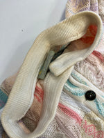 クージー COOGI AUSTRALIA パステル ニット カーデ 総柄 カーディガン マルチカラー Mサイズ 101LT-258