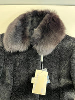 マックスマーラ Max Mara アルパカウールコート スーリベルテッドコート 黒 60161979 コート ブラック 42 101LT-192