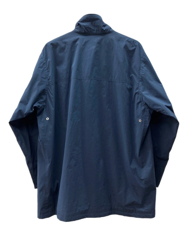 エイトン ATON 23SS VENTILE SUEDE STAND FIELD COAT フィールド コート ジップアップ アウター ジャケット 紺 7055505 サイズ 02 ジャケット 無地 ネイビー 104MT-1627