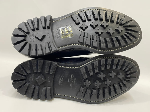 トリッカーズ Trickers コマンドソール ウイングチップ サイドゴア ブーツ グッドイヤーウェルト製法 275413 メンズ ブラック UK8 26.5cm 601sh-44