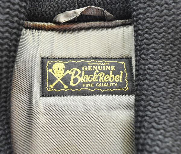 ルードギャラリー RUDE GALLERY RUDE GALLERY BLACK REBEL ブラックレーベルチェスターコート  ジャケット ブラック Lサイズ 103MT-3313