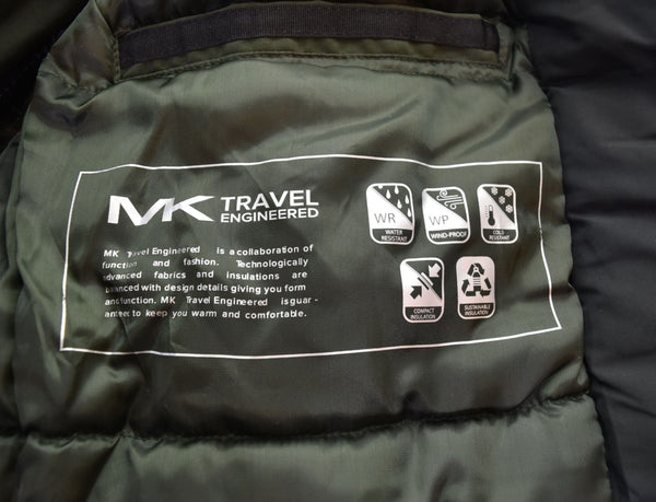 マイケルコース MICHAEL KORS Benson Faux Fur Trim Woven Parka ベンソン ファー パーカー 中綿 アウター OLIVE オリーブ MC27350 XS ジャケット グリーン SSサイズ 103MT-2198