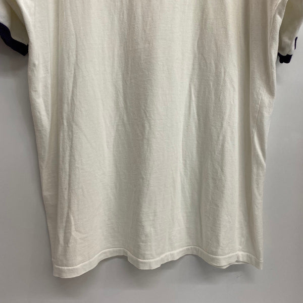 【曜日割引対象外】 チャンピオン Champion 80's USAFA トリコタグ USA製 リンガー Tシャツ ホワイト Lサイズ 201MT-4064 VB