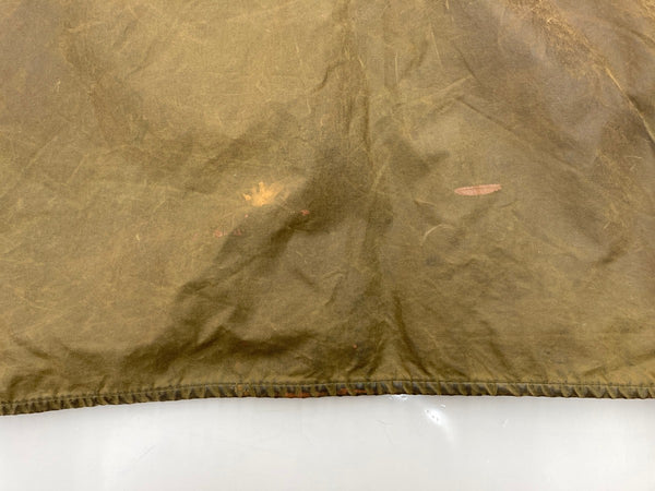 バブアー Barbour BEAUFORT ビューフォート 90s 90年代 3ワラント 英国製 ジャケット オイル ワックス  アウター 緑 C42/107CM コート 無地 カーキ 104MT-1948