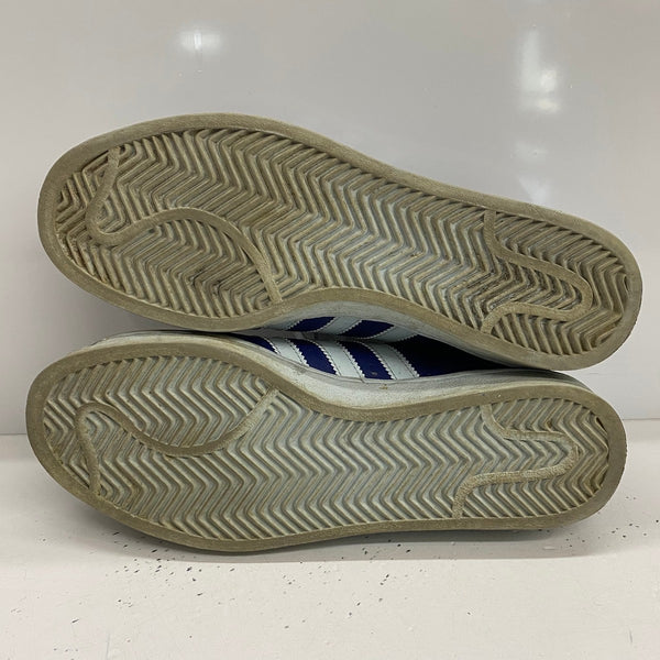 【曜日割引対象外】 アディダス adidas 90's 96年製 スーパースター メンズ靴 スニーカー ブルー 26.5cmサイズ 201-shoes1514 VB