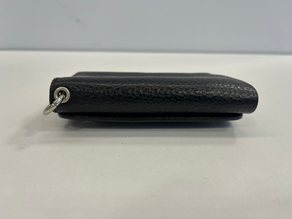 キャリー CALEE SILVER STAR CONCHO FLAP LEATHER HALF WALLET