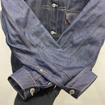 【曜日割引対象外】 リーバイス Levi's LEVI'S VINTAGE CLOTHING 506XX 1936モデル TYPE 1 トラッカージャケット 日本製 リジット デニム ジャケット ブルー 42サイズ 201MT-4638 VB