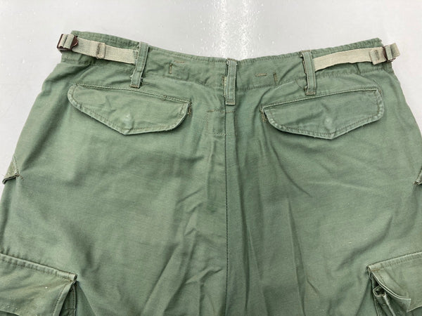 ミリタリー Military 70s 70年代 U.S.ARMY M-65 フィールドパンツ TALON ZIP アメリカ軍 Vintage ヴィンテージ 緑 無地 カーゴパンツ カーキ 104MB-201