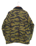 ブルコ BLUCO WORK GARMENT HORSE RIDE COAT Tiger stripe ホースライドコート タイガーストライプ ジャケット マルチカラー Lサイズ 103MT-3327