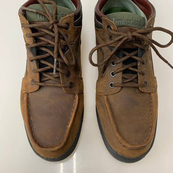 ティンバーランド Timberland HERITAGE MID LACE GTX BOOT Moc Toe 37042 メンズ靴 ブーツ その他 ブラウン 27.5cmサイズ 201-shoes1167