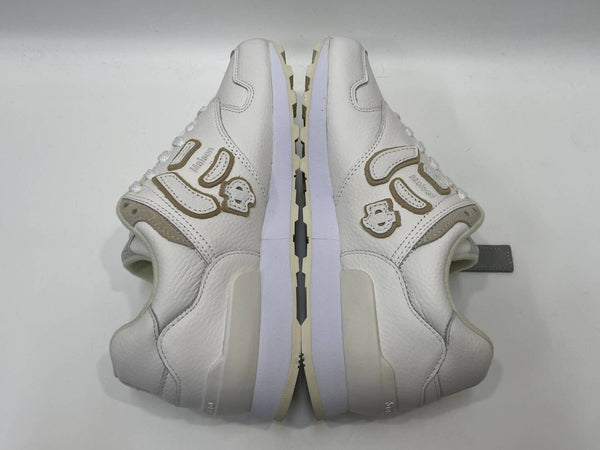 サンガッチョ via SANGACIO ×Wako’s Room ワコーズルーム ホワイト×ベージュレザー イニシャルH レディース靴 スニーカー ホワイト 23.5cm 601sh-48