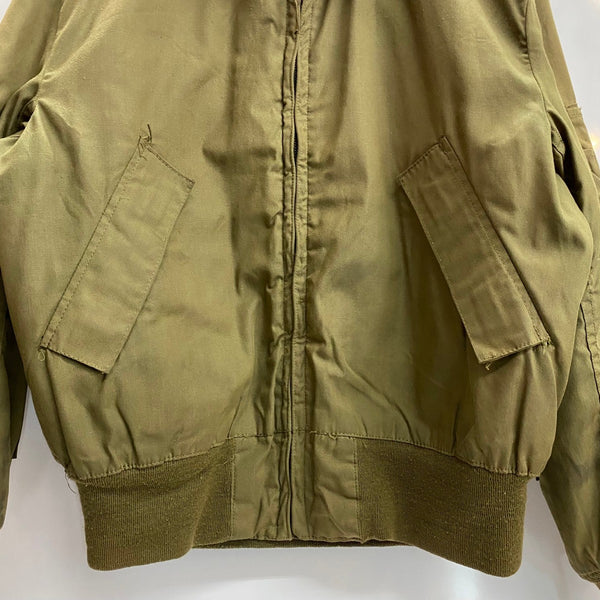【曜日割引対象外】 ヴィンテージ vintage 80's US.ARMY CVC タンカースジャケット ジャケット カーキ Lサイズ 201MT-3750 VB