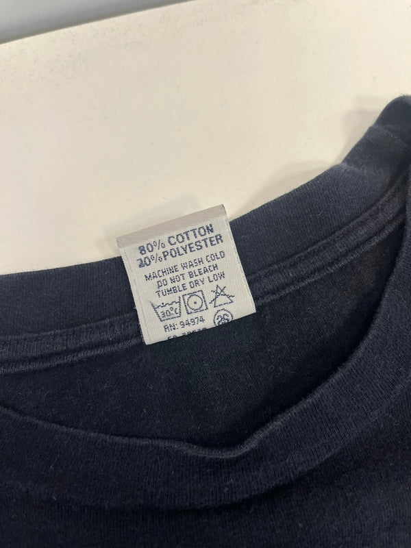 ステューシー STUSSY 90s 00s 90's~00's 銀タグ OLD STUSSY USA製 ツイストガール プリントTシャツ Tシャツ ブラック M 101MT-4862