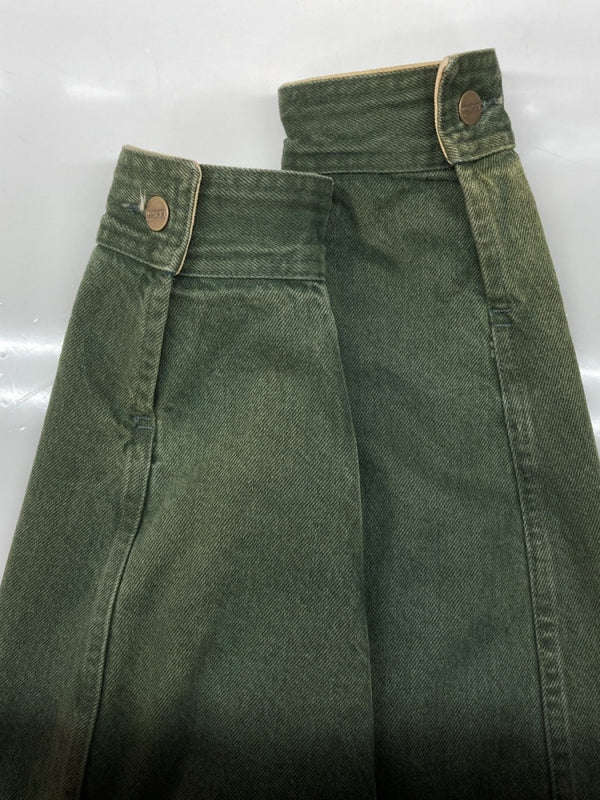 エルエルビーン L.L.Bean 70s 80s DENIM JACKET デニム ジャケット Gジャン カバーオール ブランケット ヴィンテージ アウター 緑 S945 ジャケット 無地 カーキ Sサイズ 104MT-1783