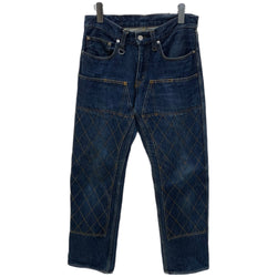 児島ジーンズ KOJIMA GENES ダブルニー デニム ブルー W30サイズ 201MB-1208