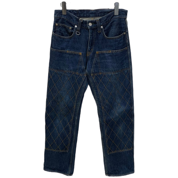 児島ジーンズ KOJIMA GENES ダブルニー デニム ブルー W30サイズ 201MB-1208