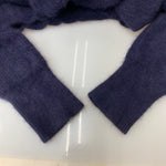 ロペ ROPÉ（ROPE） フォックス ウール 片畦パールボタン カーディガン カーディガン ネイビー フリーサイズ 201LT-466