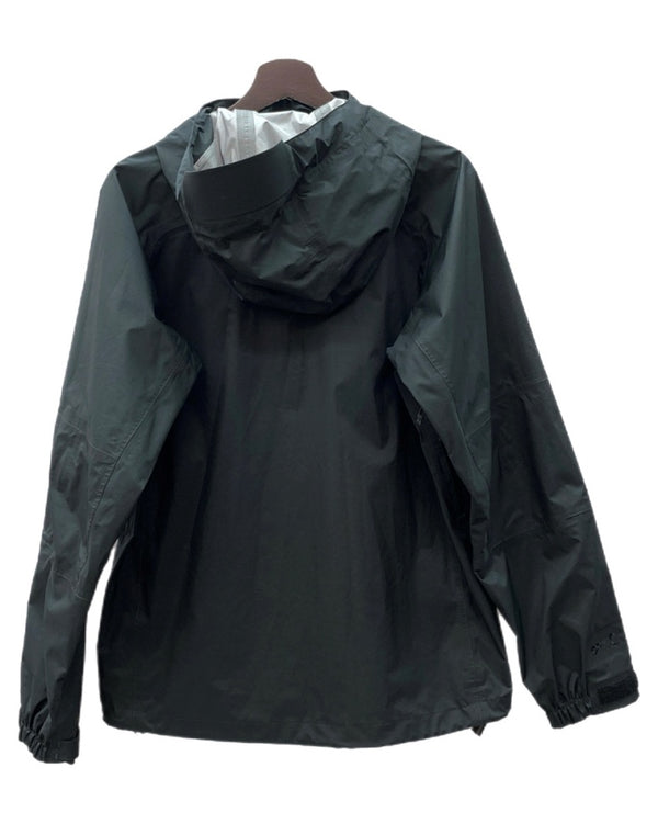 マウンテンハードウェア ‎Mountain Hardwear COHESION JACKET コヒージョン ジャケット ダブルジップ フーディ マウンテンパーカー アウトドア アウター 黒 124 OE0385 ジャケット ロゴ ブラック Sサイズ 104MT-2164