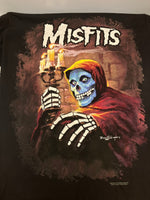 バンド band 90's 90s WILD OATS MISFITS 1997 AMERICAN PSYCHO Tour tee ミスフィッツ アメリカンサイコ ツアーT Tシャツ ブラック Lサイズ 101MT-3415