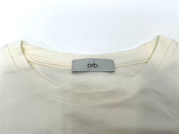 オーブ orb. Body Suit LS Ivory ボディースーツ カットソー 04CS002 長袖カットソー ホワイト FREE 601LT-3
