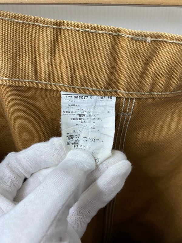 【曜日割引対象外】 カーハート Carhartt ダブルニー ダック生地 ワークパンツ ボトムスその他 ロゴ ベージュ 201MB-582