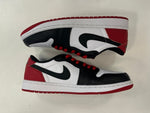 NIKE AIR JORDAN 1 RETRO LOW OG BLACK TOE ナイキ エア ジョーダン 1 ロー オリジナル つま黒 ブラックトゥ 赤・白・黒 CZ0790-106 メンズ靴 スニーカー ホワイト 26.5cm 101sh-2177