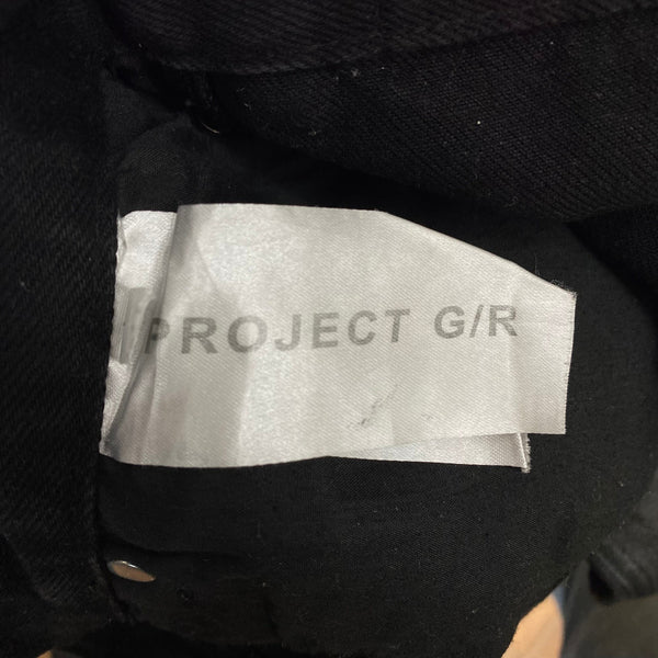 プロジェクトジーアール PROJECT G/R コーティング デニム ブラック 1サイズ 201MB-1139